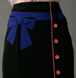 Cacharel Trompe L'Oeil Skirt